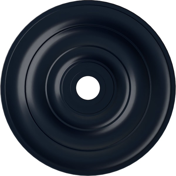 Ekena Millwork Jefferson Ceiling Medallion (Fits Canopies up to 5"), 26 1/2"OD x 3 5/8"ID x 1 1/2"P, Midnight Dream CM26JEMDF - main